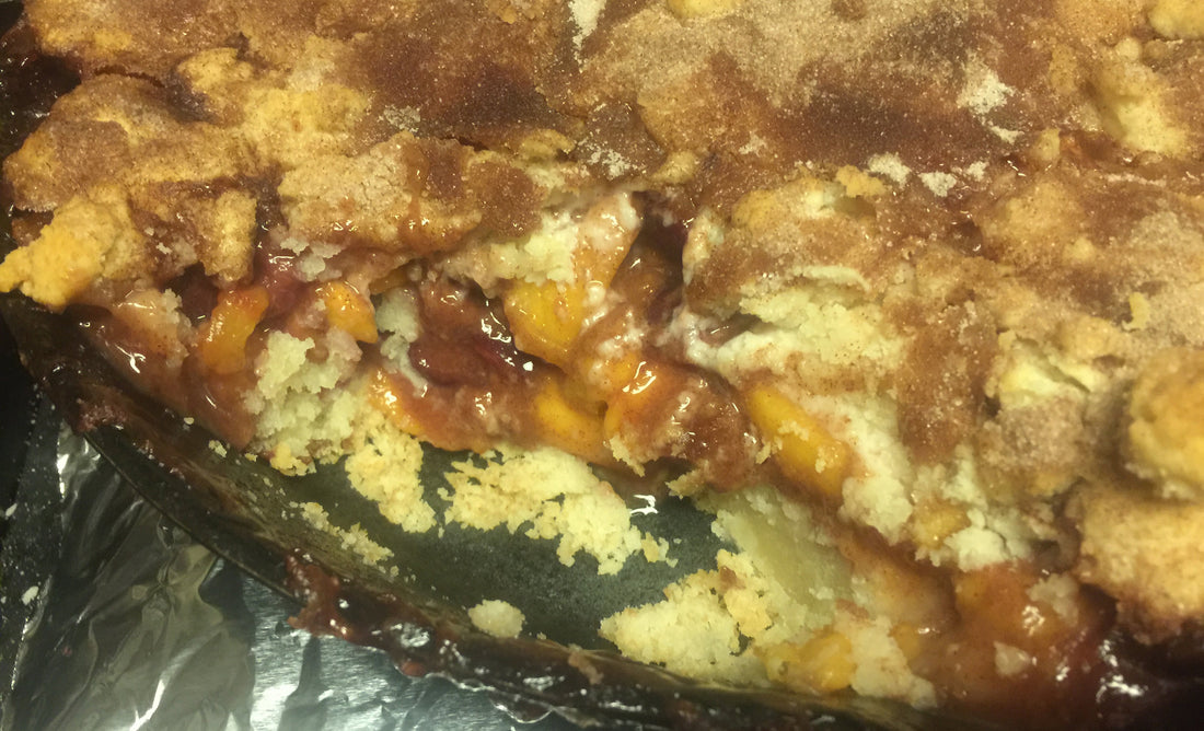 Rob's Iron Skillet Peach Cobbler