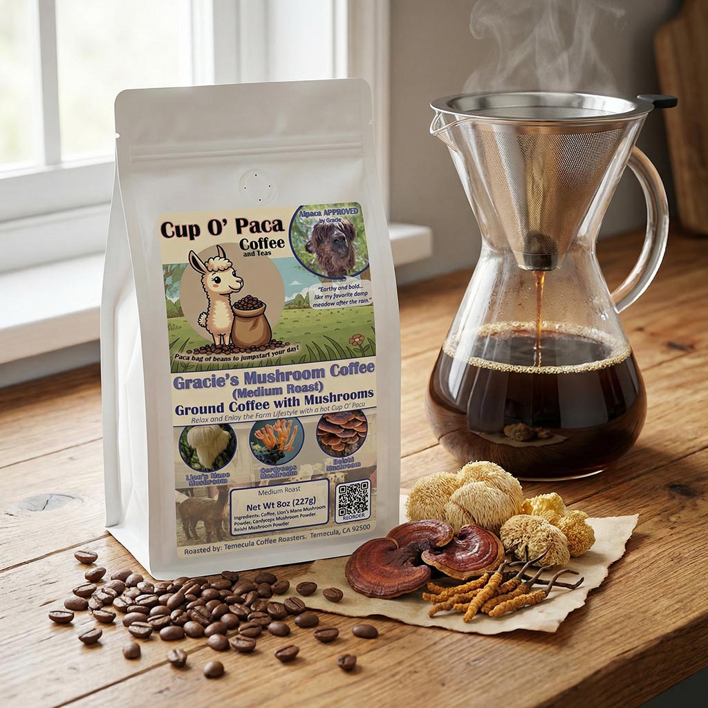 Gracie's Mushroom Coffee | Medium Roast