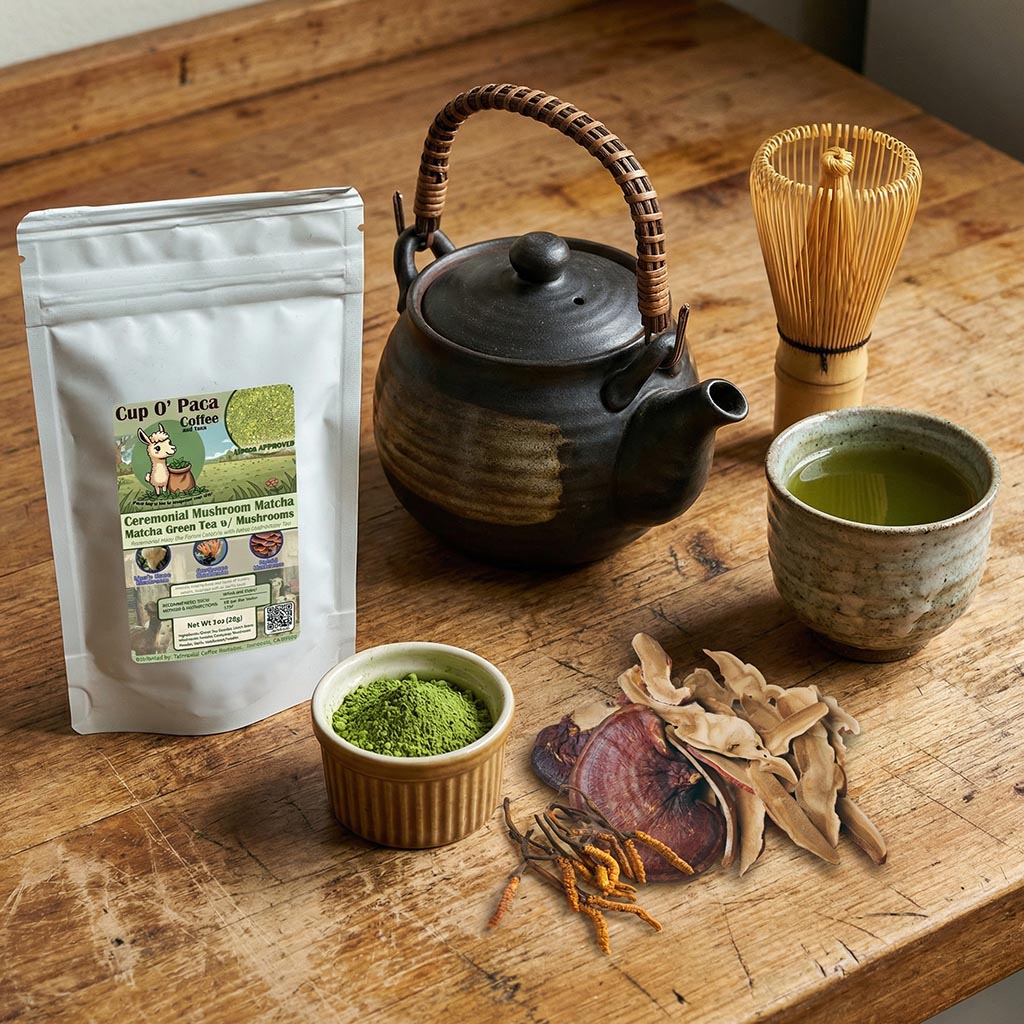 Ceremonial Matcha w/ Mushrooms