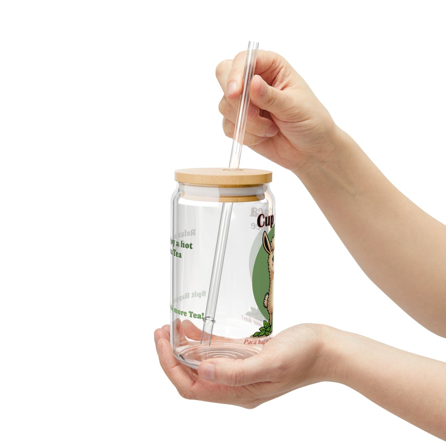 hand holding sipper cup