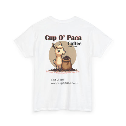 Cup O' Paca T-shirt with Logo