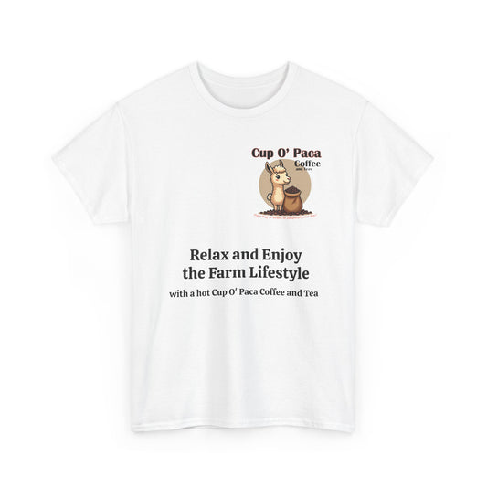 Cup O' Paca T-shirt with Logo