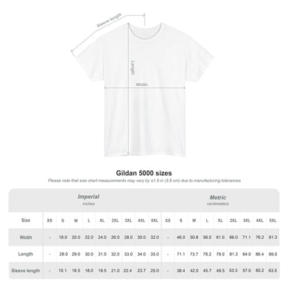 tshirt size chart